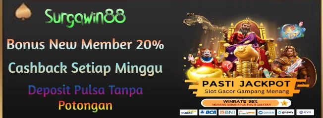 Surgawin88 : Daftar Situs Resmi Game Online Slot Terlengkap Hari Ini Gampang JP